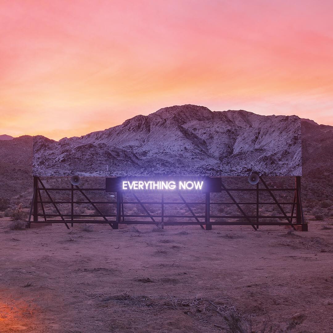 Cover for Arcade Fire's album, Everything Now
