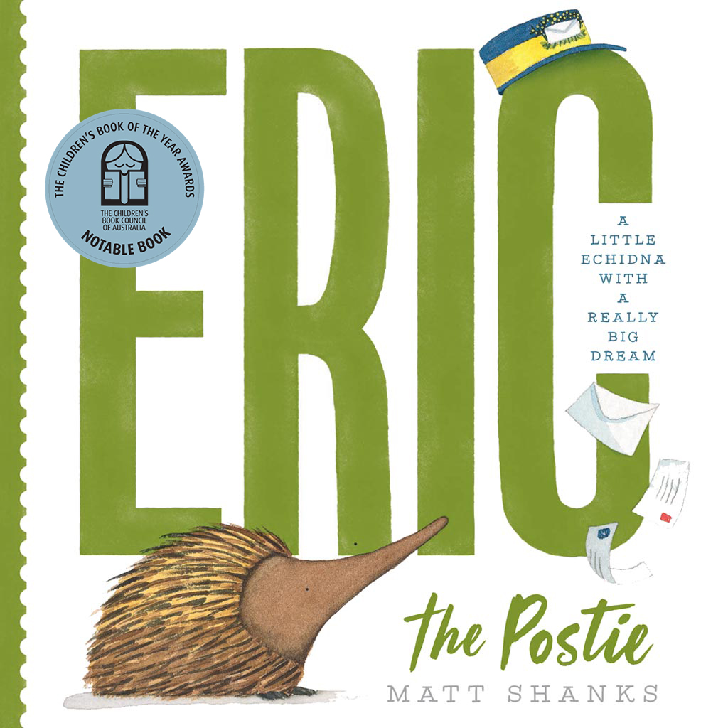 The cover of Matt's book, Eric the Postie