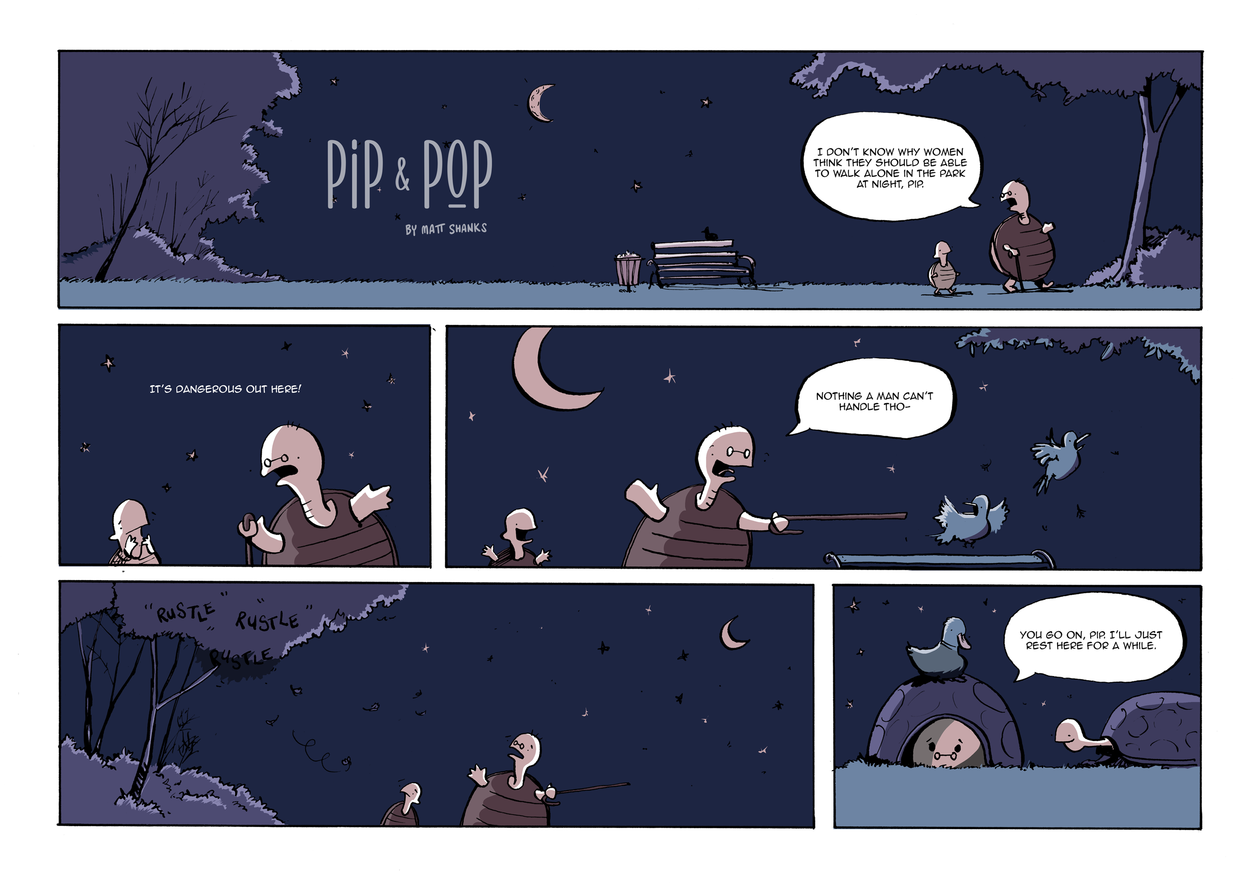 Pip and Pop Comic spread